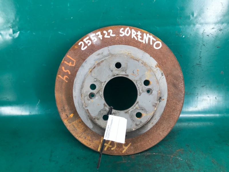 Тормозной диск задний KIA SORENTO XM 09-14 2010 Внедорожник 2.4 G4KE 584112P000 Б/У