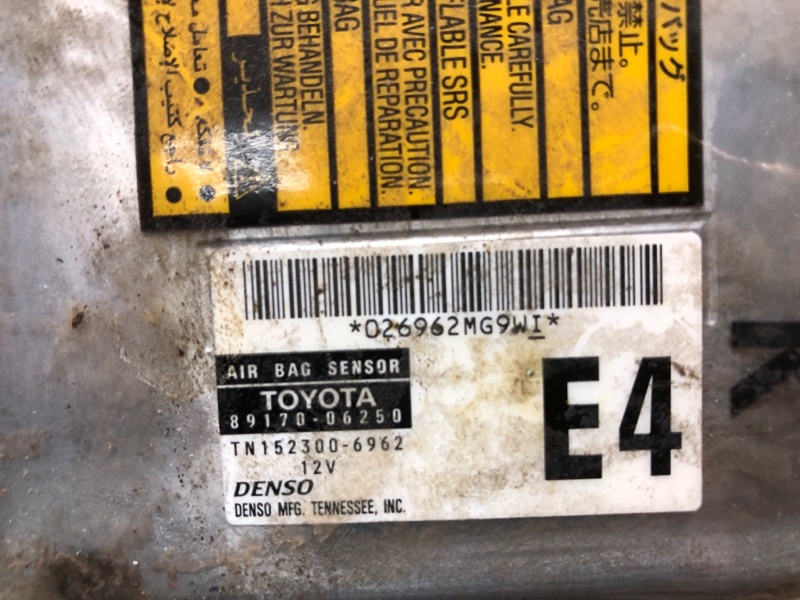 Блок управления AIRBAG CAMRY 30 02-06 ACV30L