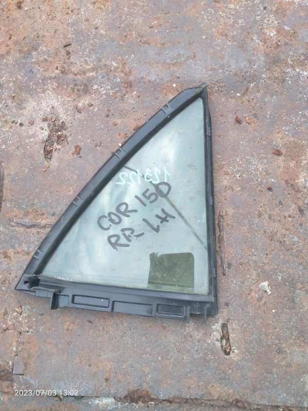Стекло двери глухое заднее левое TOYOTA COROLLA 150 06-13