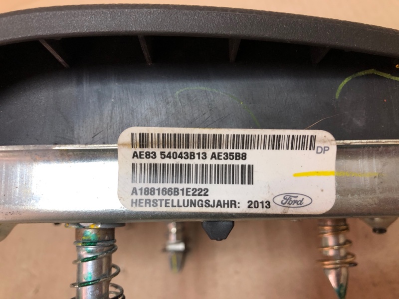 Подушка безопасности в руль FORD FIESTA 08-17 Хэтчбек 1.6 XDEZ