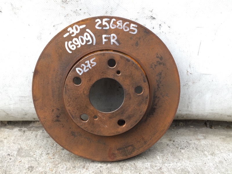 Тормозной диск передний TOYOTA CAMRY 30 02-06 2006 Седан 2.4 2AZFE 43512-06040 Б/У