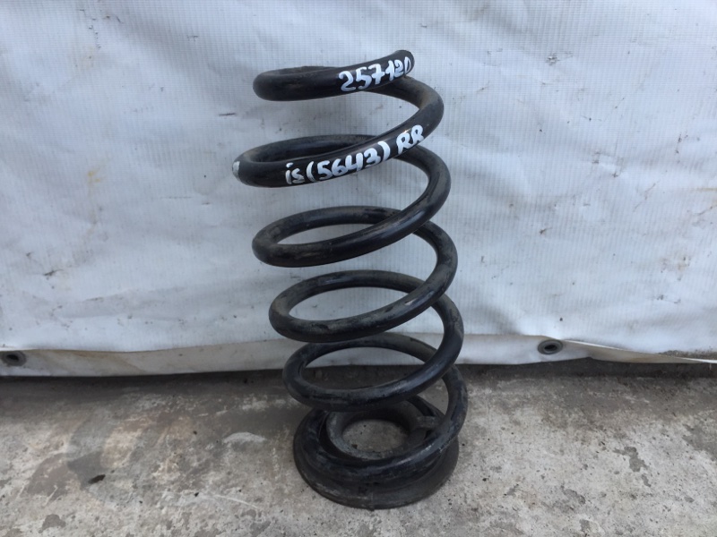 Пружина задней подвески LEXUS IS300 99-05 2000 JCE10L 3.0 2JZGE 48231-53030 Б/У