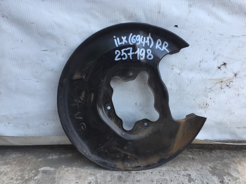 Защита тормозного диска задняя ACURA ILX 16-19 2017 Седан 2.4 43253-TV9-A01 Б/У