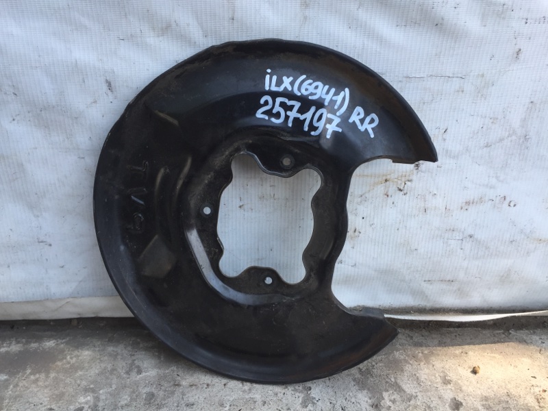 Защита тормозного диска задняя ACURA ILX 16-19 2017 Седан 2.4 43253-TV9-A01 Б/У