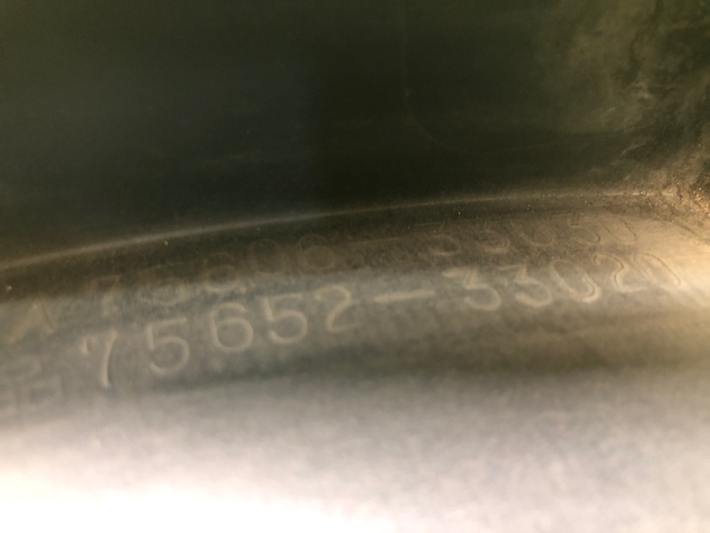 Накладка крыла задняя левая ES300 96-01 1998 MCV20 3.0 1MZFE