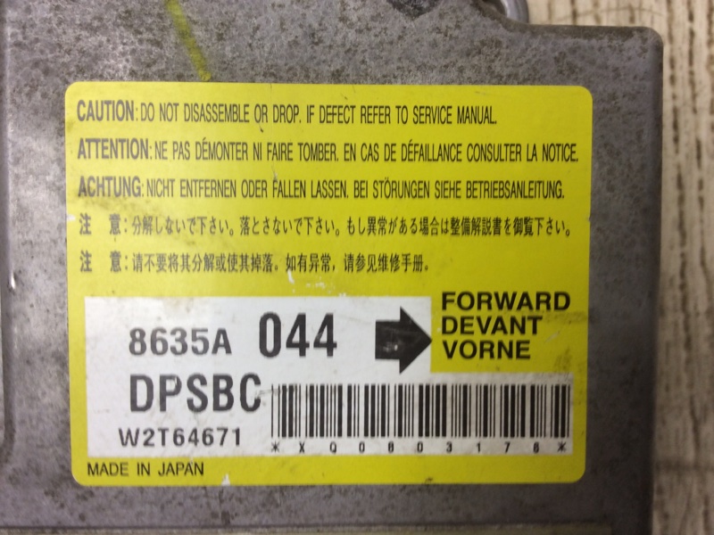 Блок управления AIRBAG PASSAT CC 12-18 2013 Седан 2.0 CBFA