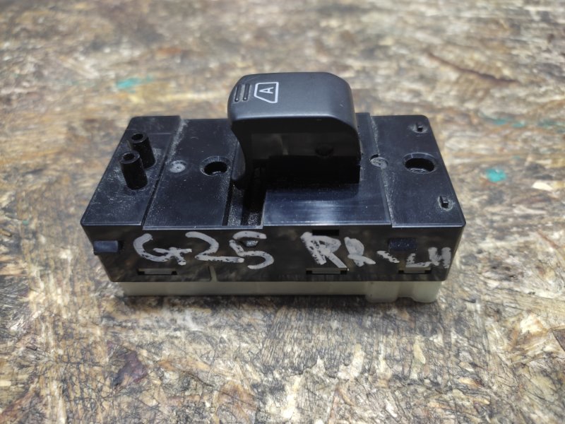 Кнопка стеклоподъемника задняя левая INFINITI G25/G35/G37/Q40 06-14 2007 Седан 3.5 VQ35HR 25431-JK40A Б/У