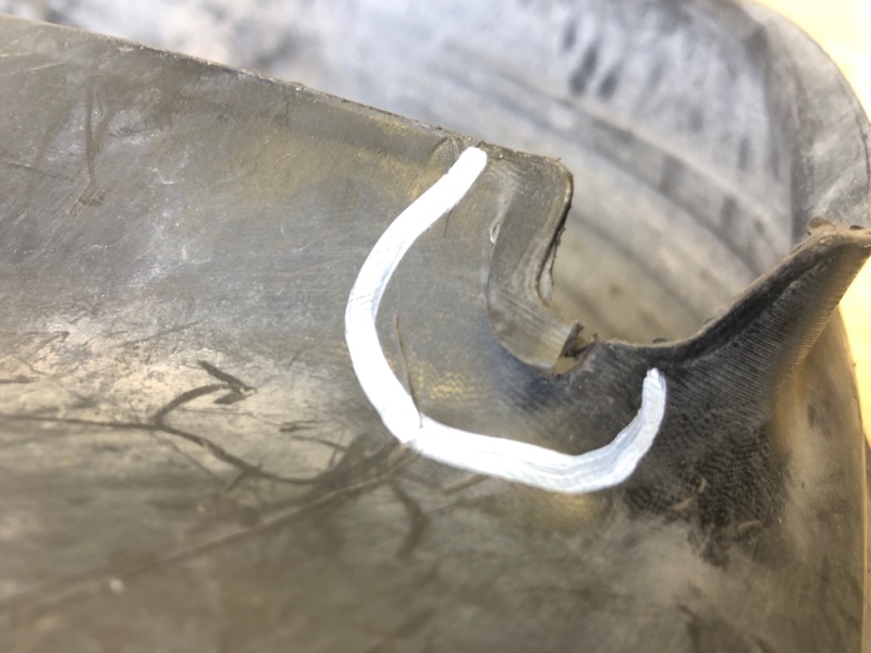 Подкрылок передний правый PASSAT CC 12-18