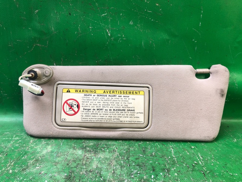 Козырек солнцезащитный передний левый LEXUS ES300 ES330 01-06 2002 MCV30 3.0 1MZFE 743203T030A1 Б/У