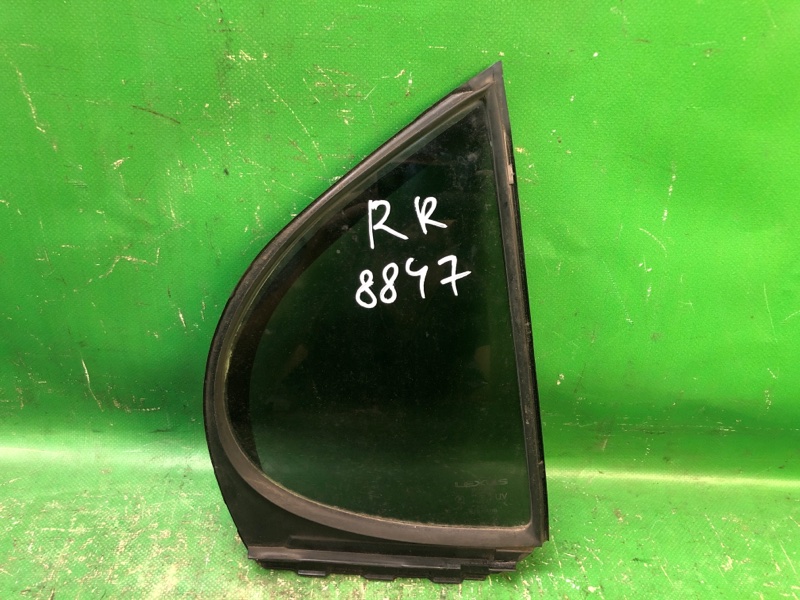 Стекло двери глухое заднее правое LEXUS ES300 ES330 01-06 2002 MCV30 3.0 1MZFE 6812333030 Б/У