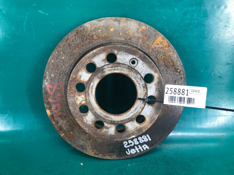 Тормозной диск задний VOLKSWAGEN JETTA USA 10-17 2015 Седан 2.0 5C0 615 601 Б/У