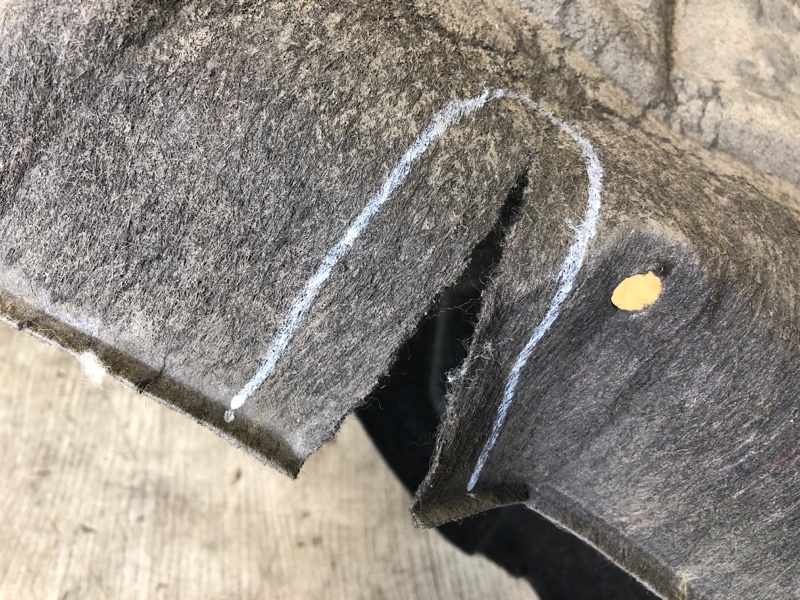 Подкрылок задний левый SIENNA 11-16 2015 Минивэн 3.5L 6