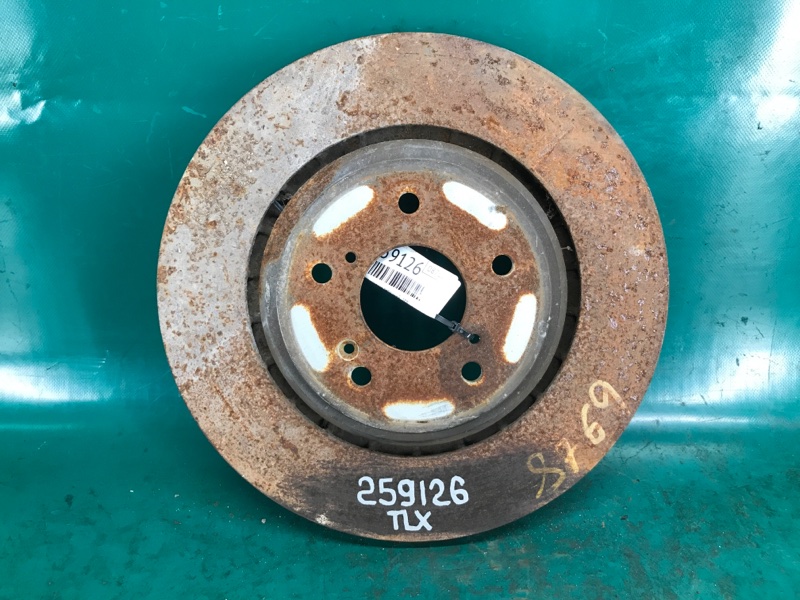 Тормозной диск передний левый ACURA TLX 14-17 2016 Седан 2.4L 4 45251-TZ3-A00 Б/У