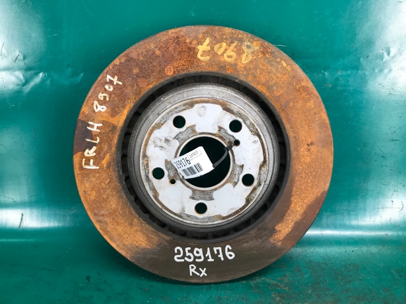 Тормозной диск передний левый LEXUS RX350/450 09-15 2013 Внедорожник 3.5 2GR-FE 435120-E030 Б/У