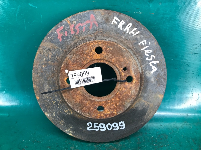 Тормозной диск передний правый FORD FIESTA 08-17 Хэтчбек 1.6 AE8Z-1125-A Б/У