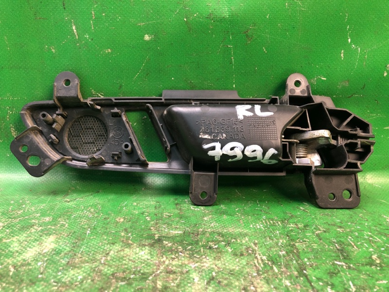 Ручка двери внутренняя задняя левая VOLKSWAGEN PASSAT B7 11-15 Седан 2.5 CBUA