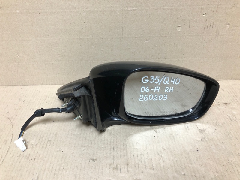 Зеркало правое INFINITI G25/G35/G37/Q40 06-14