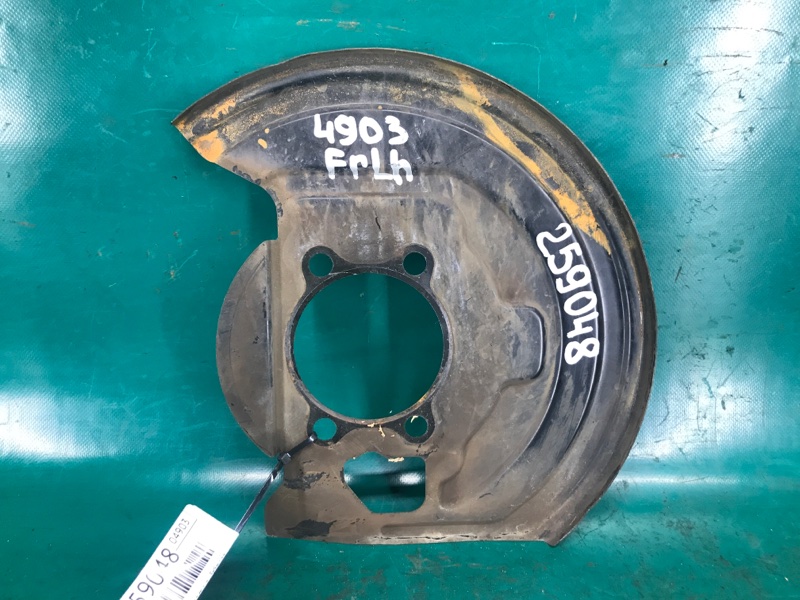 Защита тормозного диска передняя левая NISSAN ROGUE 08-15 2013 Внедорожник 2.5 QR25DE 41161-JU00A Б/У