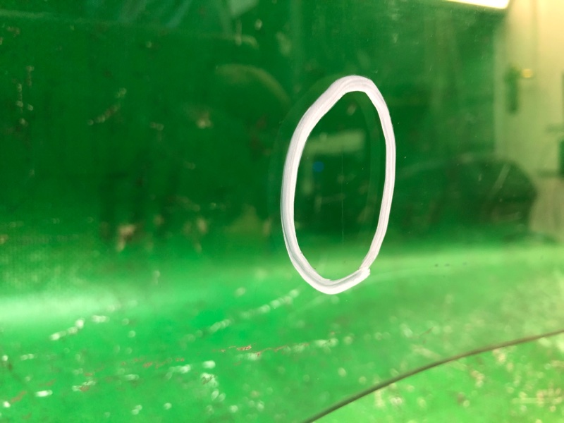 Стекло двери переднее правое DODGE JOURNEY 08-20