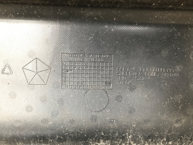 Бампер задний JOURNEY 08-20 Внедорожник