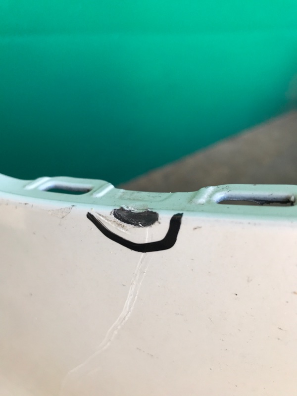 Бампер задний TLX 14-17 2016 Седан 3.5