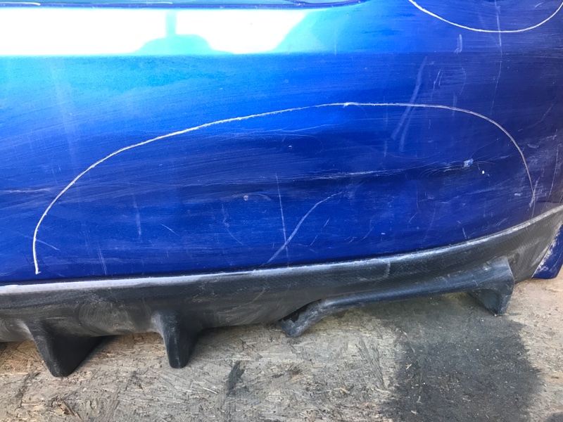 Бампер задний WRX STI 2014 -