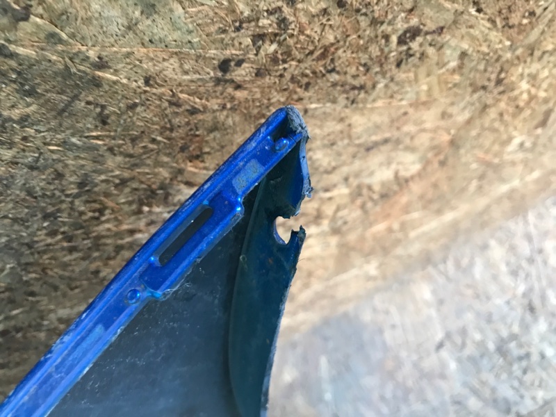 Бампер задний WRX STI 2014 -