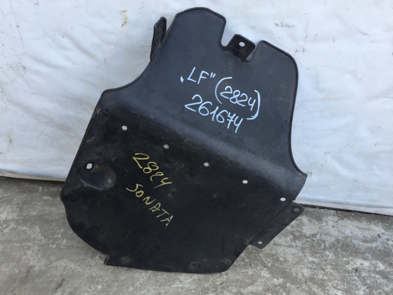 Защита заднего бампера левая HYUNDAI SONATA LF 2014- Седан 2.4