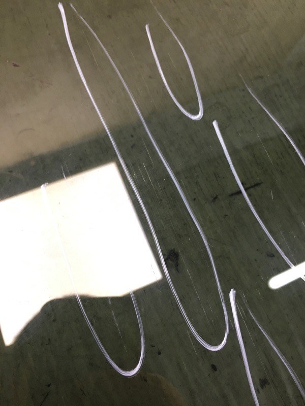 Стекло двери заднее левое MDX (YD1) 00-06 2002 Внедорожник 3.5