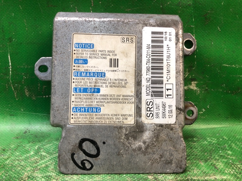 Блок управления AIRBAG ACURA RDX 12-19 77960-TX4-C01 Б/У