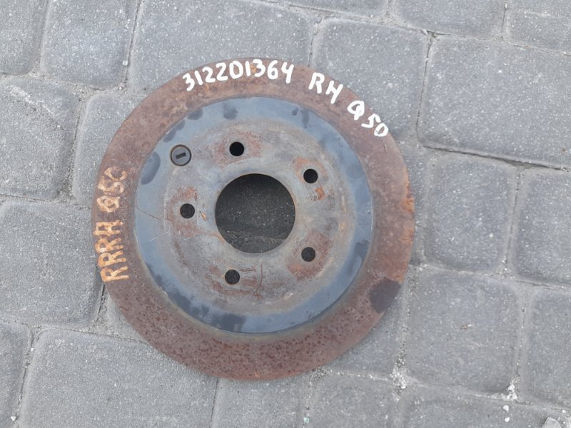 Запчасть тормозной диск задний INFINITI Q50 15-20 43206-1CA0A Б/У Тормозной диск задний INFINITI Q50 15-20 43206-1CA0A Б/У