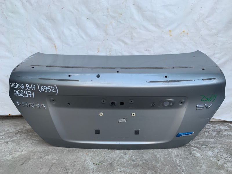 Крышка багажника NISSAN VERSA B17 11-19 2013 SEDAN 1.6 HR16DE H4300-9KAME Б/У