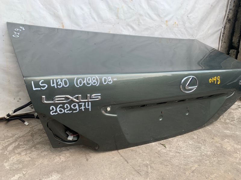 Крышка багажника LEXUS LS430 00-06 UCF30L 4.3 3UZFE