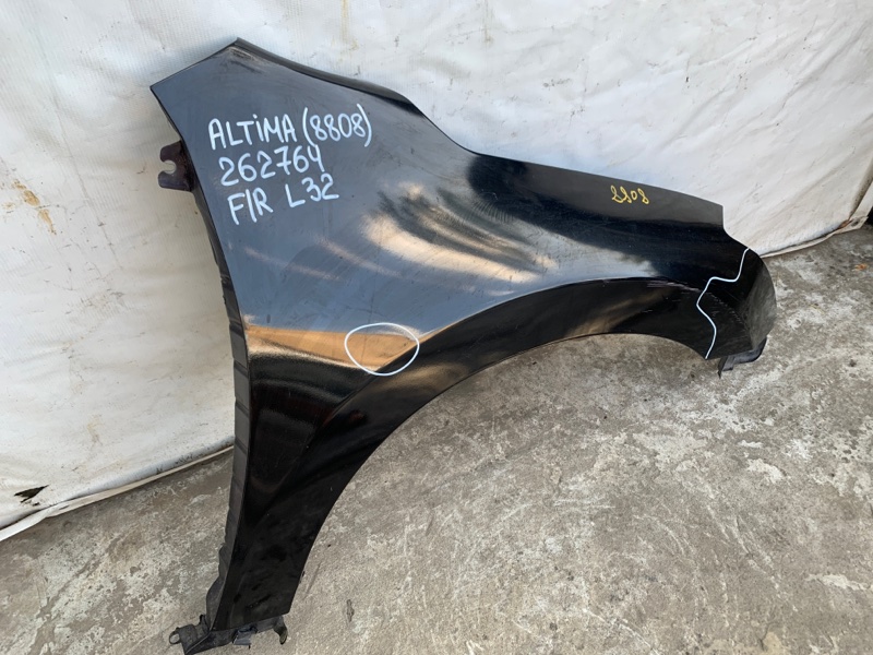 Крыло переднее правое NISSAN ALTIMA L32 07-12 Седан 2.5 QR25DE Крыло переднее правое NISSAN ALTIMA L32 07-12 Седан 2.5 QR25DE
