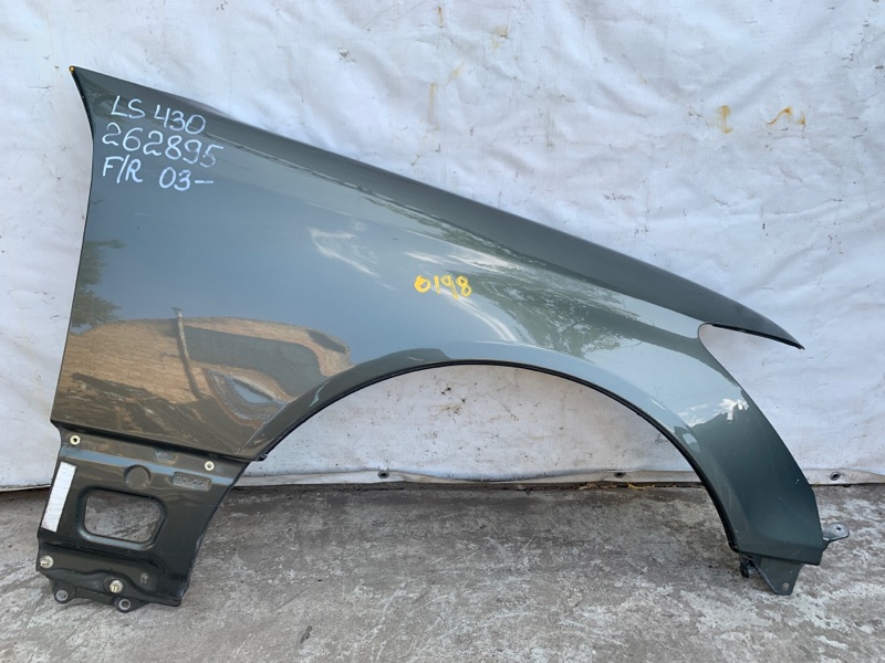 Запчасть крыло переднее правое LEXUS LS430 00-06 2004 UCF30L 4.3 3UZFE 53801-50160 Б/У Крыло переднее правое LEXUS LS430 00-06 2004 UCF30L 4.3 3UZFE 53801-50160 Б/У