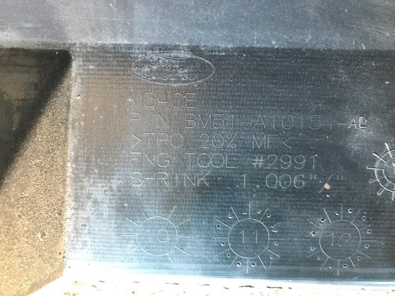 Накладка порога наружная правая FOCUS 10-18 2014 Седан 2.0 XQDA