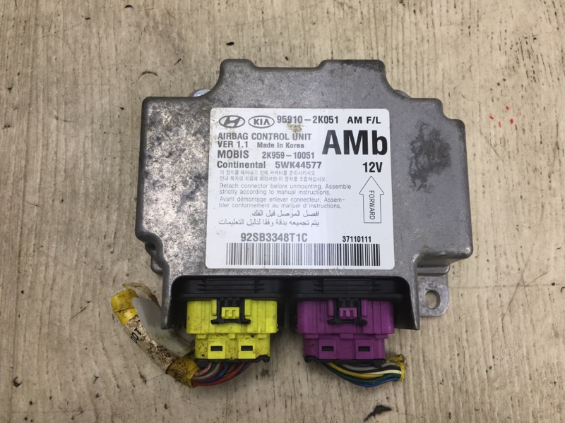 Блок управления AIRBAG KIA SOUL AM 08-13 2011 G4NA 959102K051 Б/У