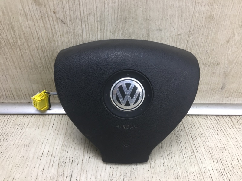 Подушка безопасности в руль VOLKSWAGEN JETTA 05-10 2007 Седан 2.5 1K0 880 201 BD 1QB Б/У
