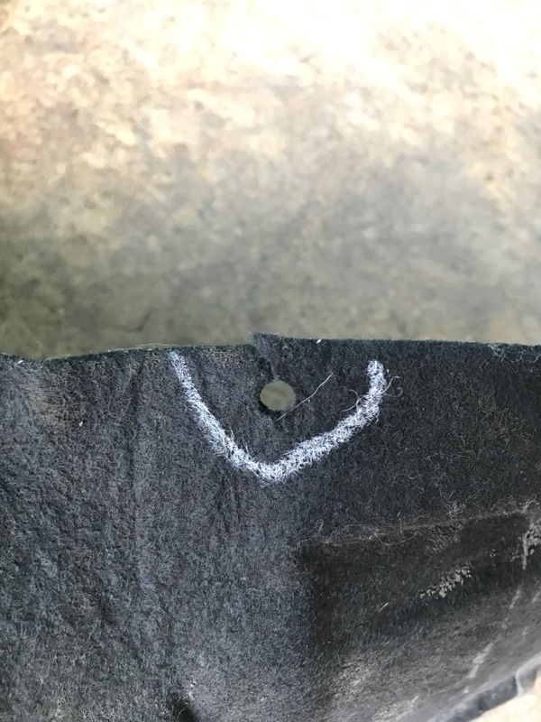 Подкрылок задний правый FUSION 14-