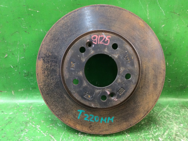 Тормозной диск передний передний HYUNDAI ELANTRA MD 10-15 2015 MD 1.8 G4NB 517123X000 Б/У