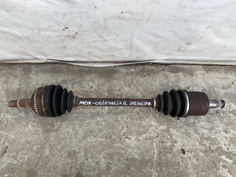 Привод передний левый ACURA MDX (YD1) 00-06 2002 3.5 44306-S3V-A52 Б/У