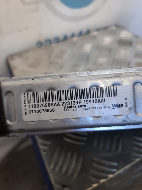 Радиатор печки JUKE 10-19