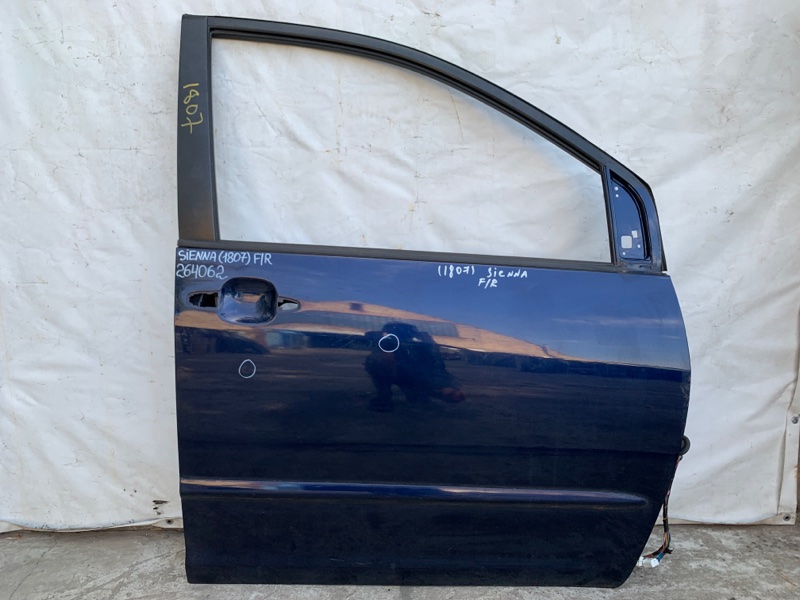 Запчасть дверь передняя правая TOYOTA SIENNA 03-10 2006 3.5 2GR-FE 67001-AE021 Б/У Дверь передняя правая TOYOTA SIENNA 03-10 2006 3.5 2GR-FE 67001-AE021 Б/У