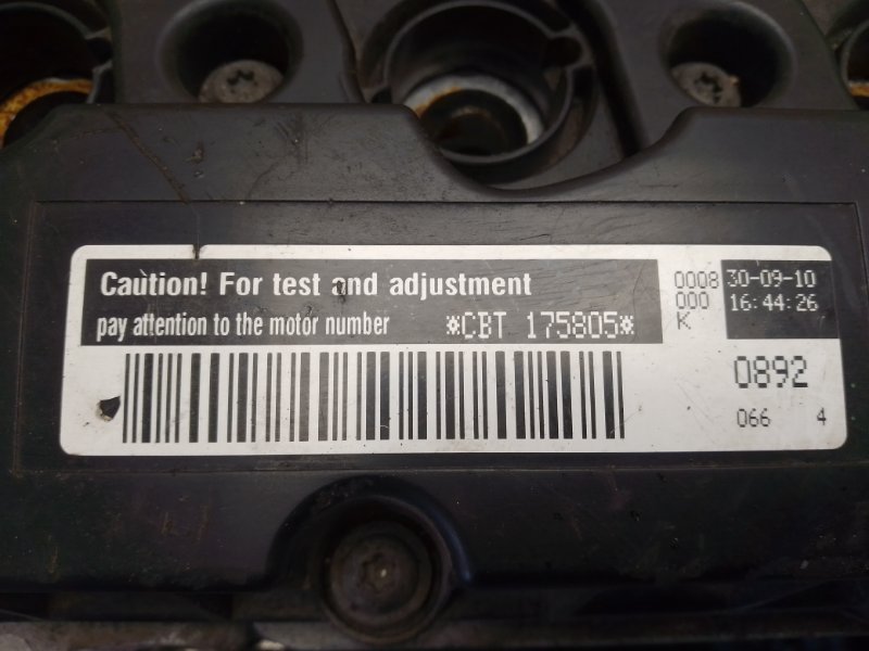 Двигатель бензин JETTA USA 10-17 2011 2.5