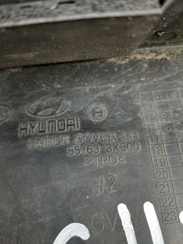 Защита заднего бампера VELOSTER 11-18