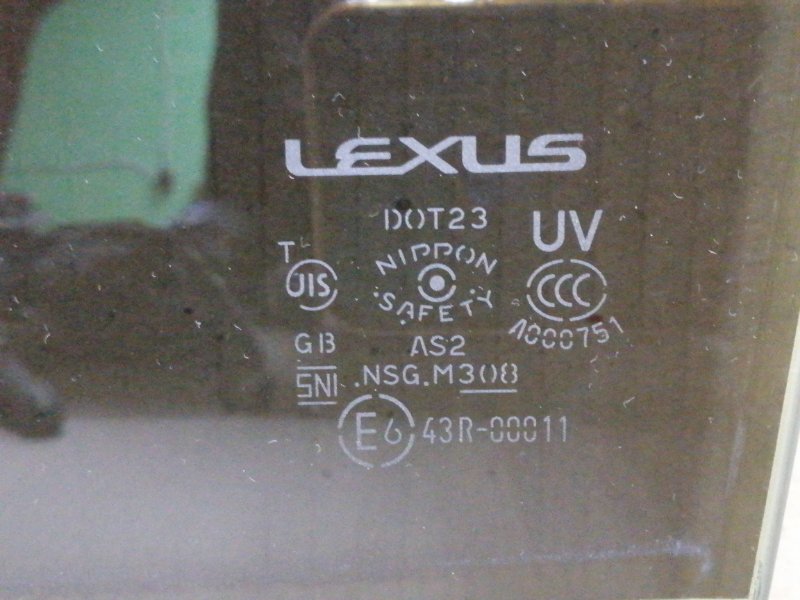 Стекло двери заднее левое CT200 11-17 2013 1.8 2ZRFXE