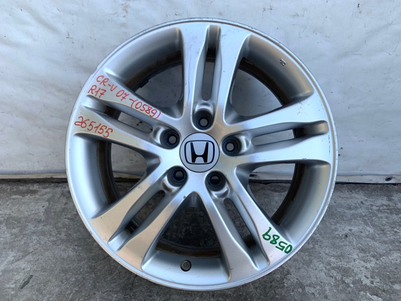 Диск R17 HONDA CRV 06-12 2010 2.4L 42700-SWA-A71 Б/У
