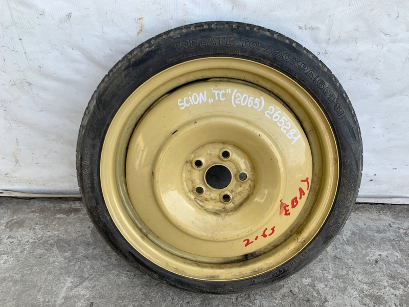 Диск колесный (докатка) TC 04-10 2008 COUPE 2.4 2AZFE Диск колесный (докатка) TC 04-10 2008 COUPE 2.4 2AZFE