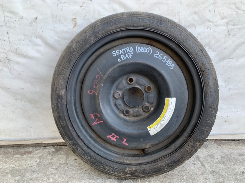 Диск колесный (докатка) NISSAN SENTRA B17 12-21 2018 Седан 40300-4FU1A Б/У