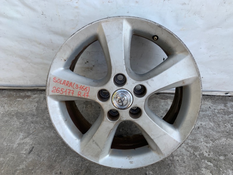 Диск R17 SOLARA 03-09 2004 3.3 3MZFE Диск R17 SOLARA 03-09 2004 3.3 3MZFE